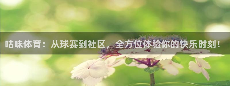 咕味体育：从球赛到社区，全方位体验你的快乐时刻！